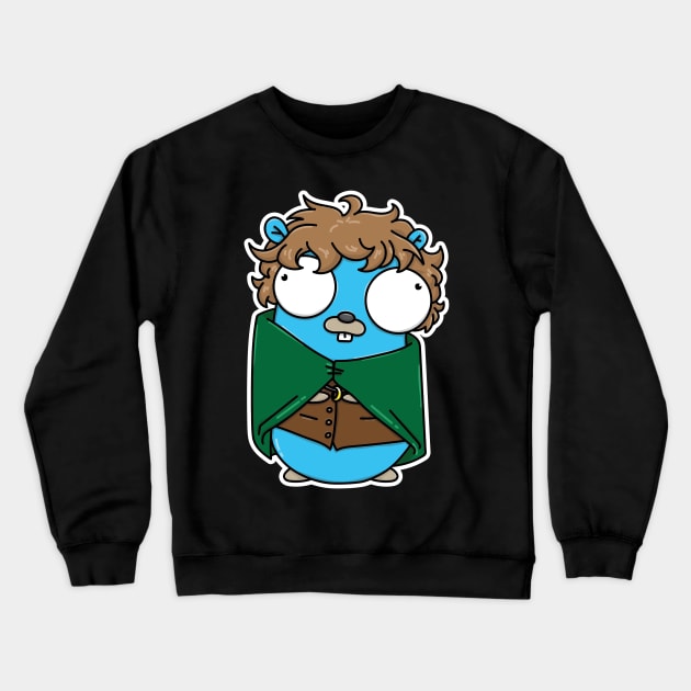 Gopher of the Rings Crewneck Sweatshirt by MariaNinfa